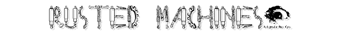 Rusted MachineSW font